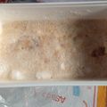 El cooksnap de Laura Corbo cuando hizo Helado de banana con leche.