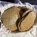 El cooksnap de andrea cuando hizo Pan Pita integral.