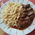 Jolika Marsalik-Bökényi Cooksnap-ja, amikor elkészítette a(z) Zúzapörkölt nokedlivel receptet.