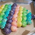 Cooksnap dari sari kembang untuk resep Chigiri Rainbow Bubble Bread