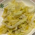 黃薯條 的 蒜炒高麗菜 cooksnap