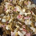 El cooksnap de alejandra cuando hizo Judías verdes salteadas con bacon y queso.