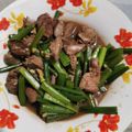 รูป Cooksnap ของ รักนะคะ จุ๊ฟฟฟฟฟฟฟฟฟฟ เมื่อเขาทำ ตับไก่ผัดดอกหอม
