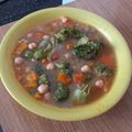 El cooksnap de Paky cuando hizo Potaje de alubias blancas con brócoli.