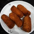 El cooksnap de Jennifer Marquez cuando hizo Flamenquines de salchicha.