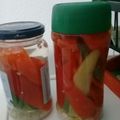 El cooksnap de Graciela R. cuando hizo Pickle de ají suave.