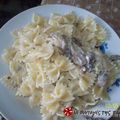 Cooksnap από CHRISA KONSTANTINOU (1628) στη συνταγή Φαρφάλες με μπέικον, μανιτάρια και τυρί κρέμα