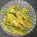 Bina Talati's cooksnap of when they made રાયતા મરચાં (Raita Marcha Recipe In Gujarati).