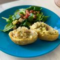 El cooksnap de Irene-Guirao cuando hizo Patatas asadas rellenas con salmón ahumado, encurtidos y eneldo.