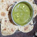 Binita Patel's cooksnap of when they made Cottage Cheese In Spinach Gravy Palak Paneer.