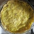 El cooksnap de María Araújo cuando hizo Tarta de puerro y cebolla.