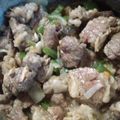 El cooksnap de Mario H. Davi cuando hizo Pierna de cordero con pimientos verdes.