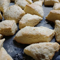 El cooksnap de Pablo Makarczuk cuando hizo Scones de queso para rallar (Scon tipo Starbucks).