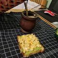 El cooksnap de Darío Sanchez cuando hizo Tostadas de Aguacate y Huevo.