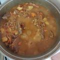 El cooksnap de Maria Laura Salazar cuando hizo Guiso de lenteja con chorizo colorado y panceta😊.