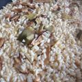 El cooksnap de Paco cuando hizo Risotto de alcachofas y boletus.