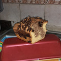 El cooksnap de Natalia Romero cuando hizo Budín inglés con frutos secos.