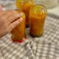 El cooksnap de Marieta cuando hizo Mermelada de melocotón, con azúcar moreno y especias.