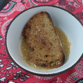 El cooksnap de vanessa1493 cuando hizo Sopa con cebolla.