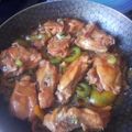 El cooksnap de Iza Siri cuando hizo Pollo teriyaki.