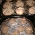 El cooksnap de Valeria Cortes cuando hizo Pan casero.