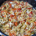 El cooksnap de Selena Grimes Rodriguez cuando hizo Bacalao desmigado con pimientos y patatas.