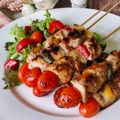 Cooksnap FZ Adzlin semasa beliau membuat Grilled Chicken Skewer #munahmasak.