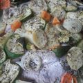 El cooksnap de Marian Magnoni cuando hizo Pescado al horno con verduras.