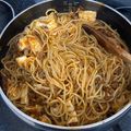 El cooksnap de Ana M Lara Hernández cuando hizo Spaghetti rojo con carne molida.