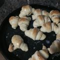 El cooksnap de Clara Arias cuando hizo Medialunas light.