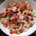 El cooksnap de Ana Barco cuando hizo Salpicón de pulpo.