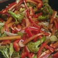 El cooksnap de Kary Blackops cuando hizo Pollo con brócoli y soja.