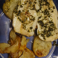 El cooksnap de Noelia Gutierrez cuando hizo Merluza al horno con ajitos, perejil y patatas panaderas.