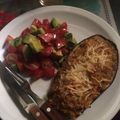 El cooksnap de Silvina Galarza cuando hizo Berenjenas rellenas.