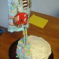 Lexrio's cooksnap of when they made M&m gravity cake.