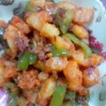 Vijayalakshmi Velayutham's cooksnap of when they made குடைமிளகாய் உருளைக்கிழங்கு வறுவல் (Capsicum Potato fry).