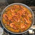 El cooksnap de Fernando Cegarra cuando hizo Arroz Marinero Mixto Sonorense.