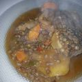 El cooksnap de Cintia Tartaglini cuando hizo Guiso de lentejas.