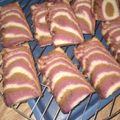 Cooksnap dari anggityas untuk resep Zebra Cake Putih Telur Super Rekomend