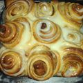 El cooksnap de Dulzuras Cari cuando hizo Rolls de canela.