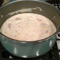 Jeremy Hank's cooksnap of when they made Smokey corn chowder.