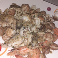 El cooksnap de Sabina Romero cuando hizo Cocotxes de bacallà i cloïsses en salsa verda d'ametlles.