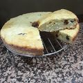 El cooksnap de Carlos Goldblum cuando hizo Budín de manzana con pasas de uva.