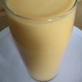 Shannon 's cooksnap of when they made Mango smoothie.