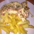 Tosyn O's cooksnap of when they made Irish potatoes chips and fried egg.