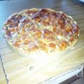El cooksnap de Blanca Granero cuando hizo Tarta de puerro y mozzarella.