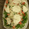 El cooksnap de Ana Laguna cuando hizo Ensalada de rúcula y queso parmesano.