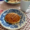 El cooksnap de Marieta cuando hizo Tortitas americanas con miel y azúcar glas.