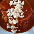 El cooksnap de Bibi García cuando hizo Enfrijoladas estilo Veracruz.