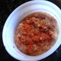 El cooksnap de Lidia Marquez cuando hizo Arroz con coco cremoso.